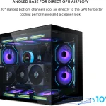 Compact Atx Mid Tower Airflow Computer Case with 5 Fans 6 | PricZone
