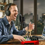 Live Sound Card Audio Mixer Podcast Equipment Bundle 6 | PricZone