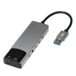 USB External Sound Card Fiber Optic SPDIF 3 Terminal 51 1 | PricZone