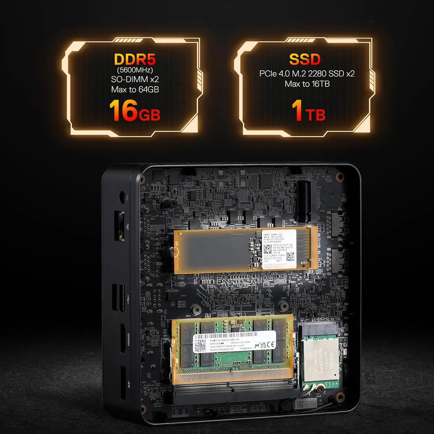 Redragon Ryzen 7 8845HS Mini PC 16GB 3 | PricZone Redragon Ryzen 7 8845HS Mini PC 16GB 3 | PricZone