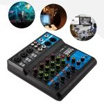 Channel Audio Mixer Soundboard USB Bluetooth Reverb 1 | PricZone