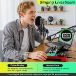 Live Sound Card Audio Mixer Podcast Equipment Bundle with 1 | PricZone