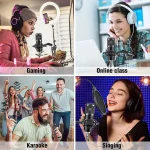 All In One Podcast Equipment Bundle Audio Mixer V8K Live 5 | PricZone