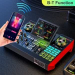 Live Sound Card Audio Mixer Podcast Equipment Bundle with 3 | PricZone
