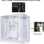 Compact Atx Mid Tower Computer Case with Tempered Glass and 6 | PricZone Compact Atx Mid Tower Computer Case with Tempered Glass and 6 | PricZone
