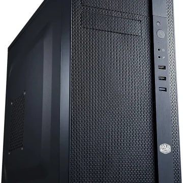 Mini Tower Computer Case with Full Mesh Front Panel Supports 1