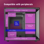 Compact M Atx Mini Tower Gaming PC Case with 3 Argb Fans 4 | PricZone