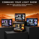 Micro Atx Gaming PC Case with 270° View Tempered Glass 6 | PricZone
