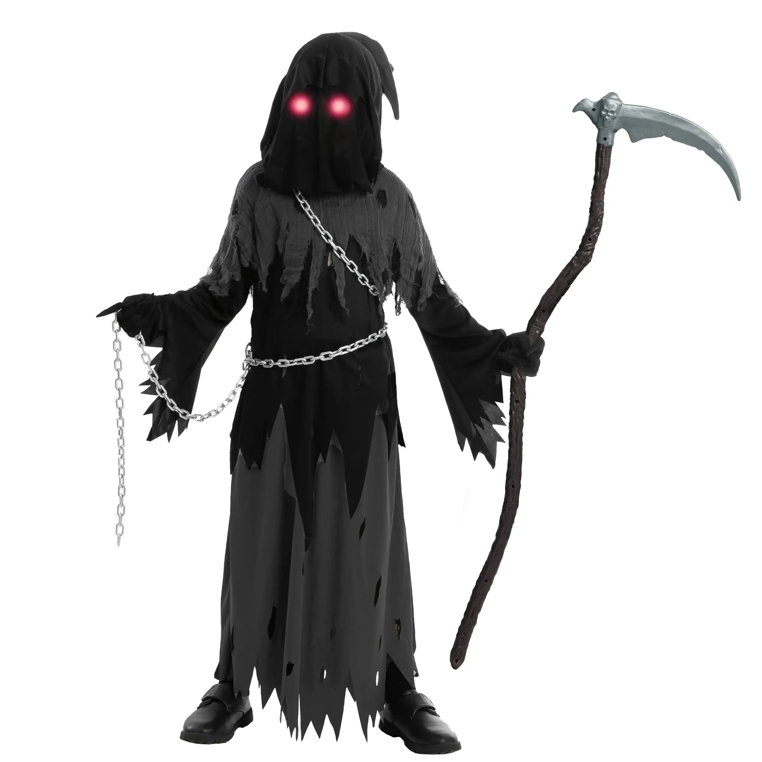 Joyfy Child Glowing Eyes Grim Reaper Costume Phantom 3 | PricZone Joyfy Child Glowing Eyes Grim Reaper Costume Phantom 3 | PricZone