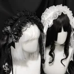Original Lolita Bridal Veil Versatile Headband Gothic Dark 2 | PricZone