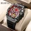 Musanfigo Spider Hollow-Out Design Luminous Silicone Strap