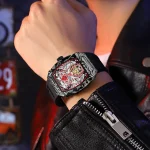 Musanfigo Spider Hollow Out Design Luminous Silicone Strap 4 | PricZone