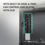 Full Tower E Atx PC Case with 6 Pwm Fans High Airflow Front 6 | PricZone