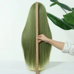 Allbell Magique Mint Green Long Straight Synthetic Wig 4 | PricZone