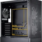 High Airflow Atx PC Gaming Case with RGB Fans Mesh Front 5 | PricZone