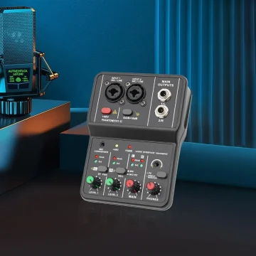 Channel Compact Audio Mixer with 48V Phantom Power Portable 1 | PricZone