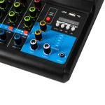Channel Audio Mixer DJ Soundboard Bluetooth USB 48V 5 | PricZone