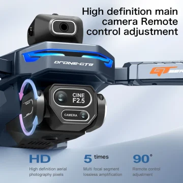 Gt8 Drone 4.3Inch Screen Control 8K Dual Camera Brushless 2