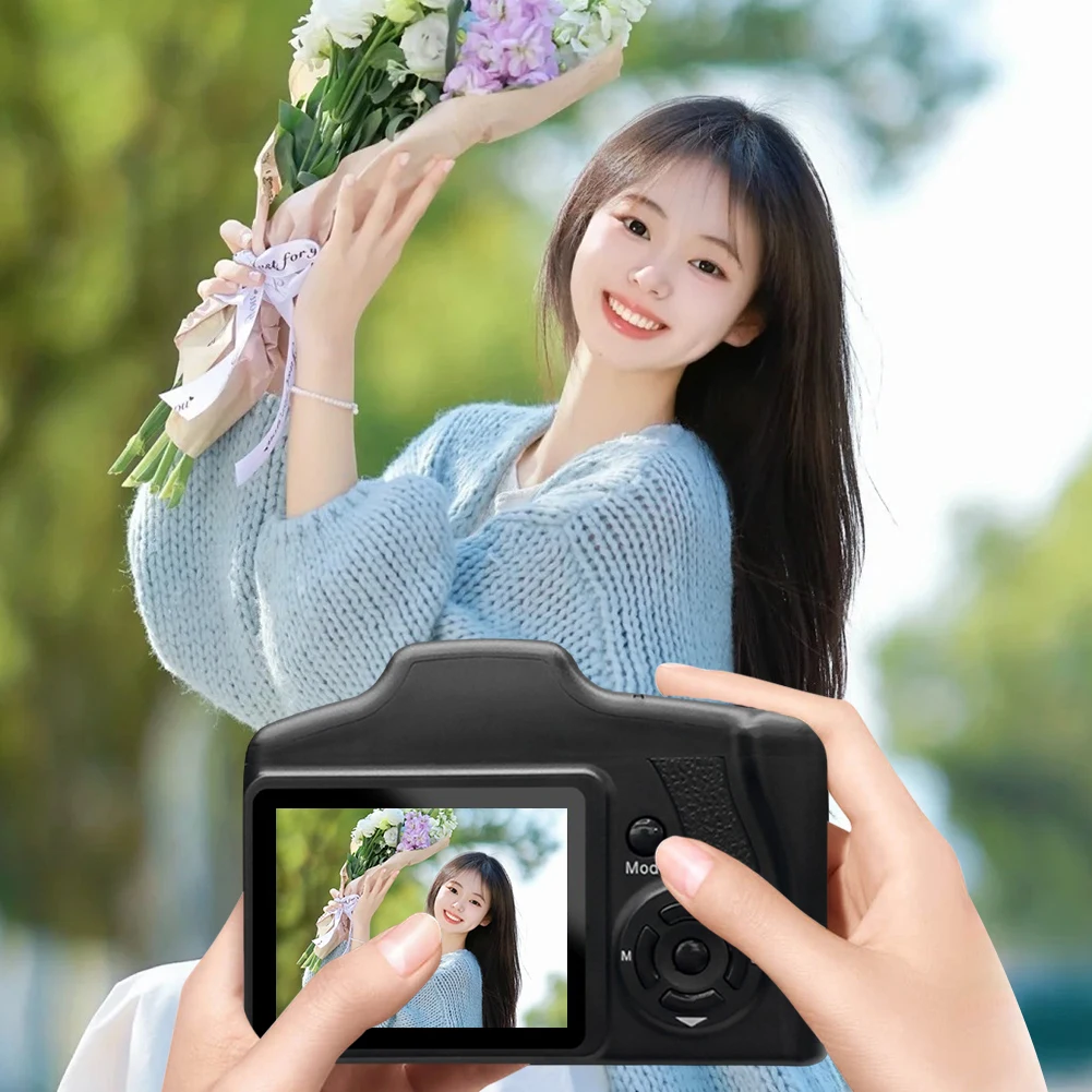 16MP Vlogging Camera with 2.4 Inch LCD Screen and 16X 8