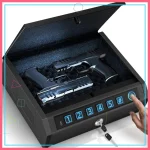Biometric Handgun Safe with Drop Slot Quick Access LED 1 | PricZone Biometric Handgun Safe with Drop Slot Quick Access LED 1 | PricZone