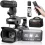 4K Video Camera with 18X Digital Zoom and 64MP Resolution