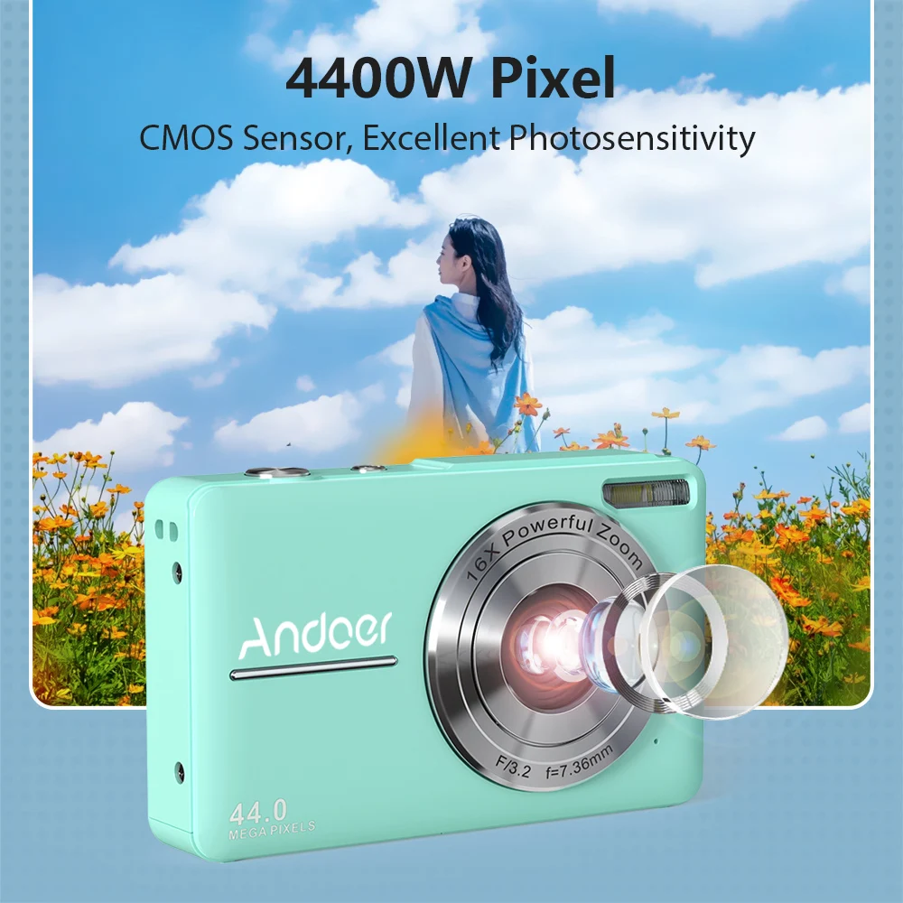 Andoer 1080P Digital Camera Video Camcorder 44Mp Auto Focus 2 | PricZone Andoer 1080P Digital Camera Video Camcorder 44Mp Auto Focus 2 | PricZone