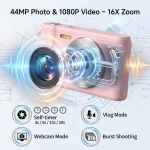Funny Panda Pink Digital Camera 44Mp 1080P Vlogging 2 | PricZone Funny Panda Pink Digital Camera 44Mp 1080P Vlogging 2 | PricZone