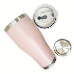 Close up of a fingertip beside round metal jar lids and clear plastic ring on a white background | PricZone