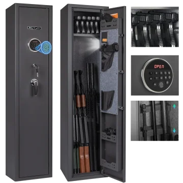Mutak 3-8 Rifle Gun Safe with Biometric Lock 2