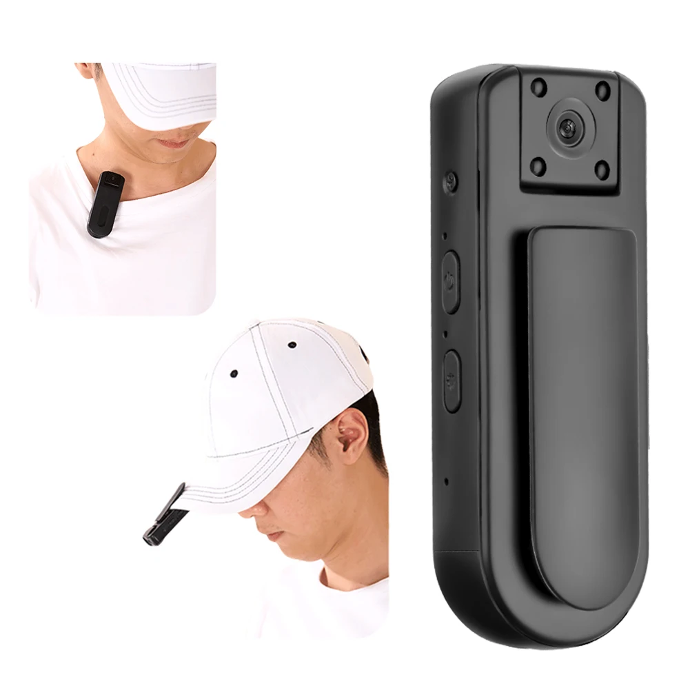 HD 1080P Portable Body Worn Cam with Night Vision and Audio 8