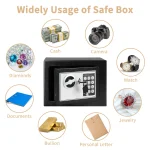 2 Cubic Feet Electronic Digital Safe Box with Steel Money 3 | PricZone