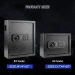 83 Keys Wall Safe with Sensor Light Emergency Power Secure 3 | PricZone 83 Keys Wall Safe with Sensor Light Emergency Power Secure 3 | PricZone