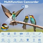 4K Video Camera with 18X Digital Zoom 48Mp Vlogging 3 | PricZone
