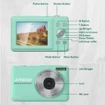 Andoer 1080P Digital Camera Video Camcorder 44Mp Auto Focus 6 | PricZone Andoer 1080P Digital Camera Video Camcorder 44Mp Auto Focus 6 | PricZone