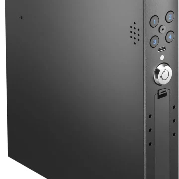 Vehicle Gun Safe for Handgun with Fingerprint Keypad Key 1