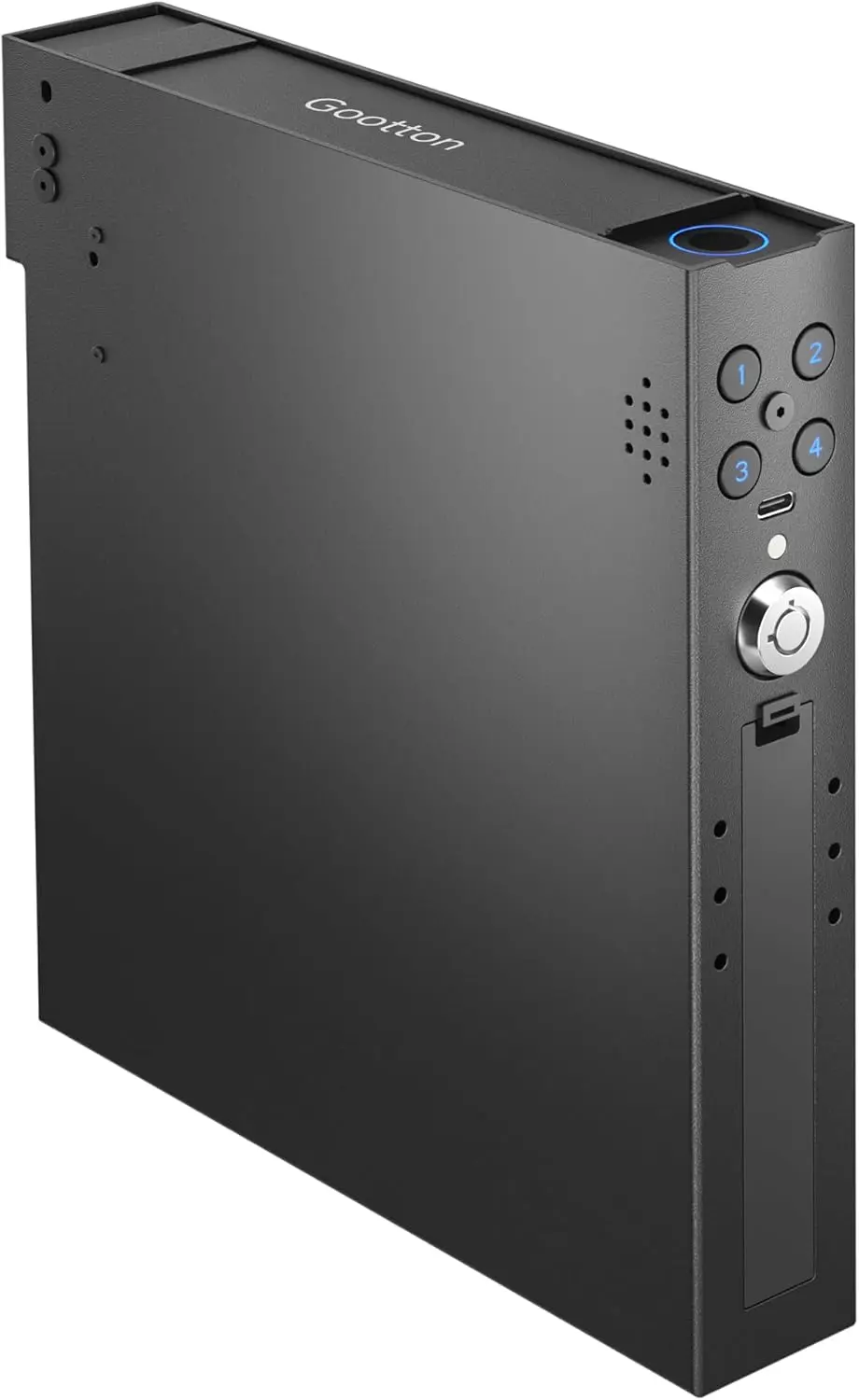 Vehicle Gun Safe for Handgun with Fingerprint Keypad Key 1 | PricZone Vehicle Gun Safe for Handgun with Fingerprint Keypad Key 1 | PricZone