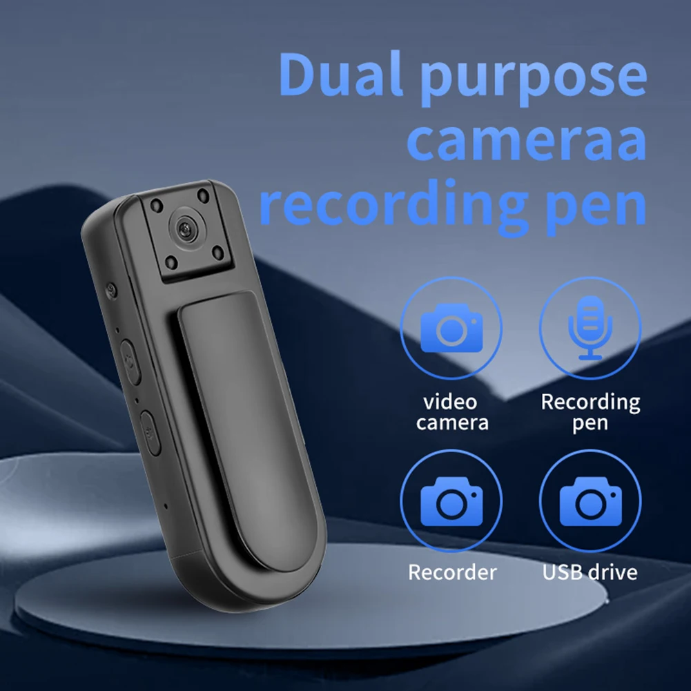 HD 1080P Portable Body Worn Cam with Night Vision and Audio 16