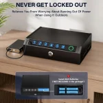 Biometric Handgun Safe with Drop Slot Quick Access LED 6 | PricZone Biometric Handgun Safe with Drop Slot Quick Access LED 6 | PricZone