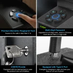 Biometric Bedside Handgun Safe Gun for Quick Access Pistol 6 | PricZone