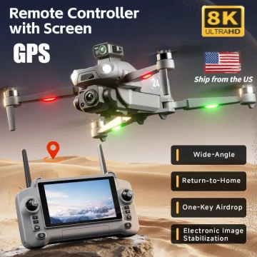 M24 8K Gps Drone with Large Touchscreen 5G Transmission 1 | PricZone