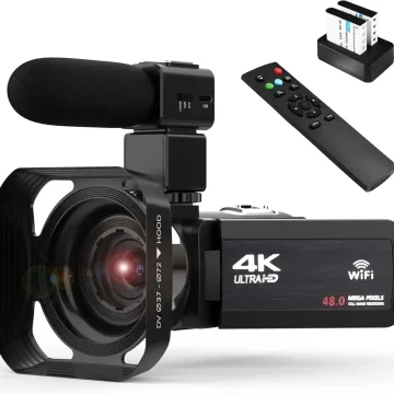 4K Video Camera with 18X Digital Zoom 48Mp Vlogging 1