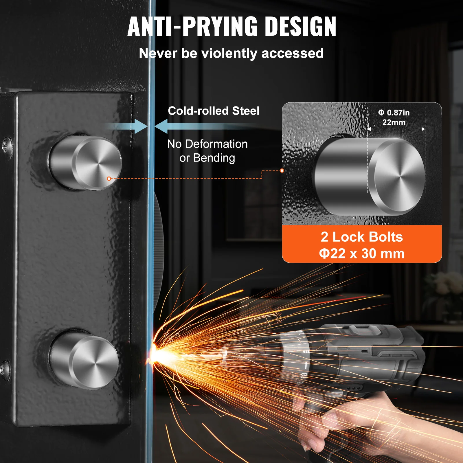Tall Wall Safe 34Tier Hidden Keypad Q235 Steel 4 | PricZone Tall Wall Safe 34 Tier Hidden Keypad Q235 Steel 4 | PricZone