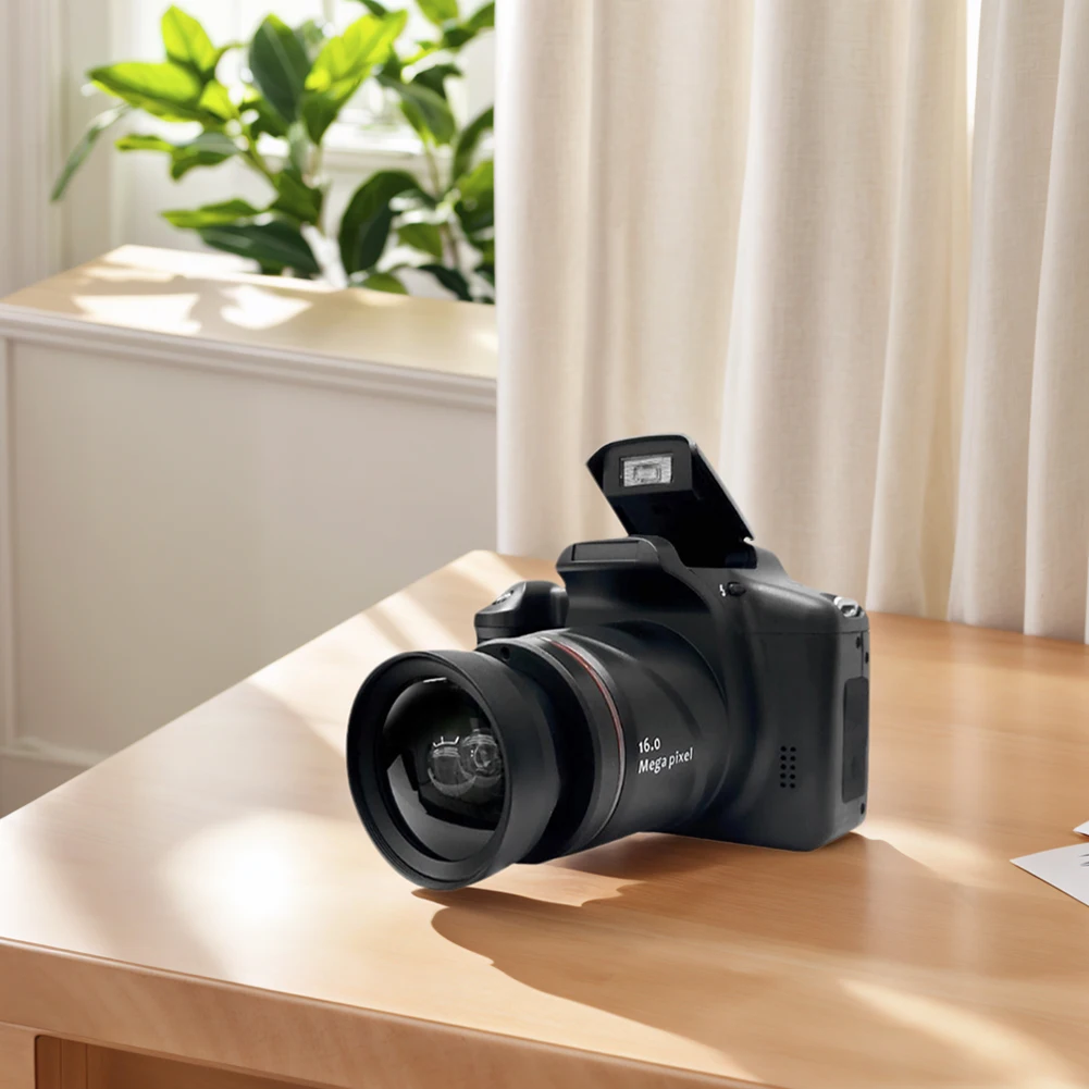 16MP Vlogging Camera with 2.4 Inch LCD Screen and 16X 11