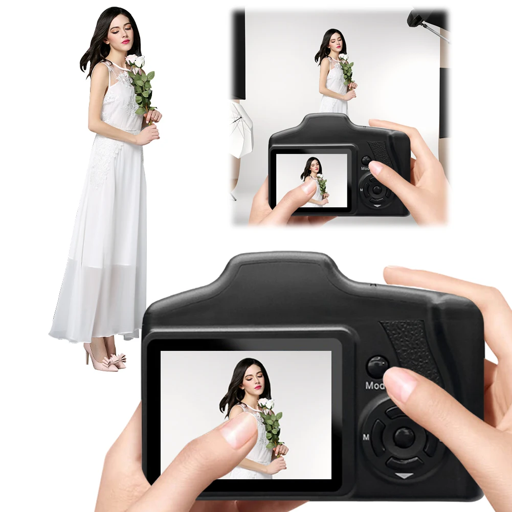 16MP Vlogging Camera with 2.4 Inch LCD Screen and 16X 7