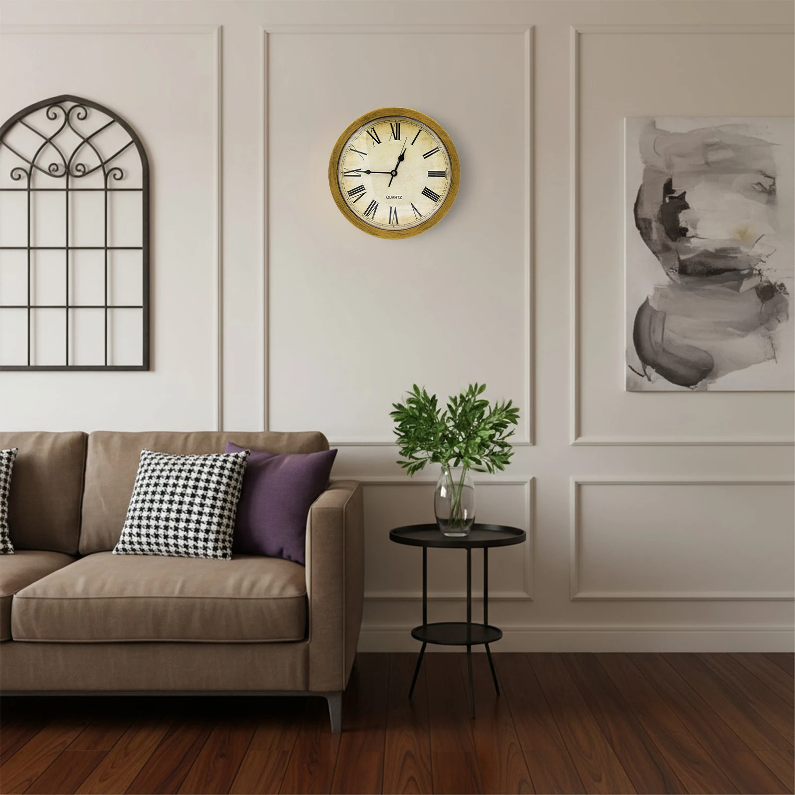 Inch Vintage Decor Clock with Hidden Safe Box 8