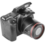 1080P 16MP Digital Camera with 16X Zoom and 24 Inch LCD 2 | PricZone Black DSLR style camera with a large zoom lens labeled 16X DIGITAL ZOOM and visible top controls | PricZone
