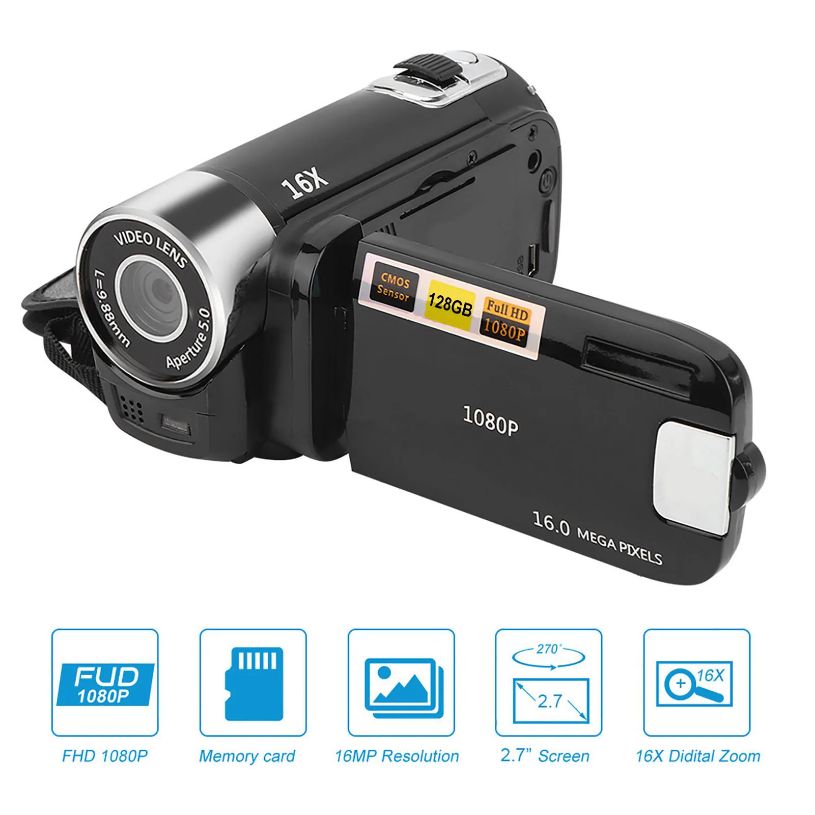 7 Inch Colourful Display Screen 16X Digital Zoom Camcorder 5 | PricZone 7 Inch Colourful Display Screen 16X Digital Zoom Camcorder 5 | PricZone