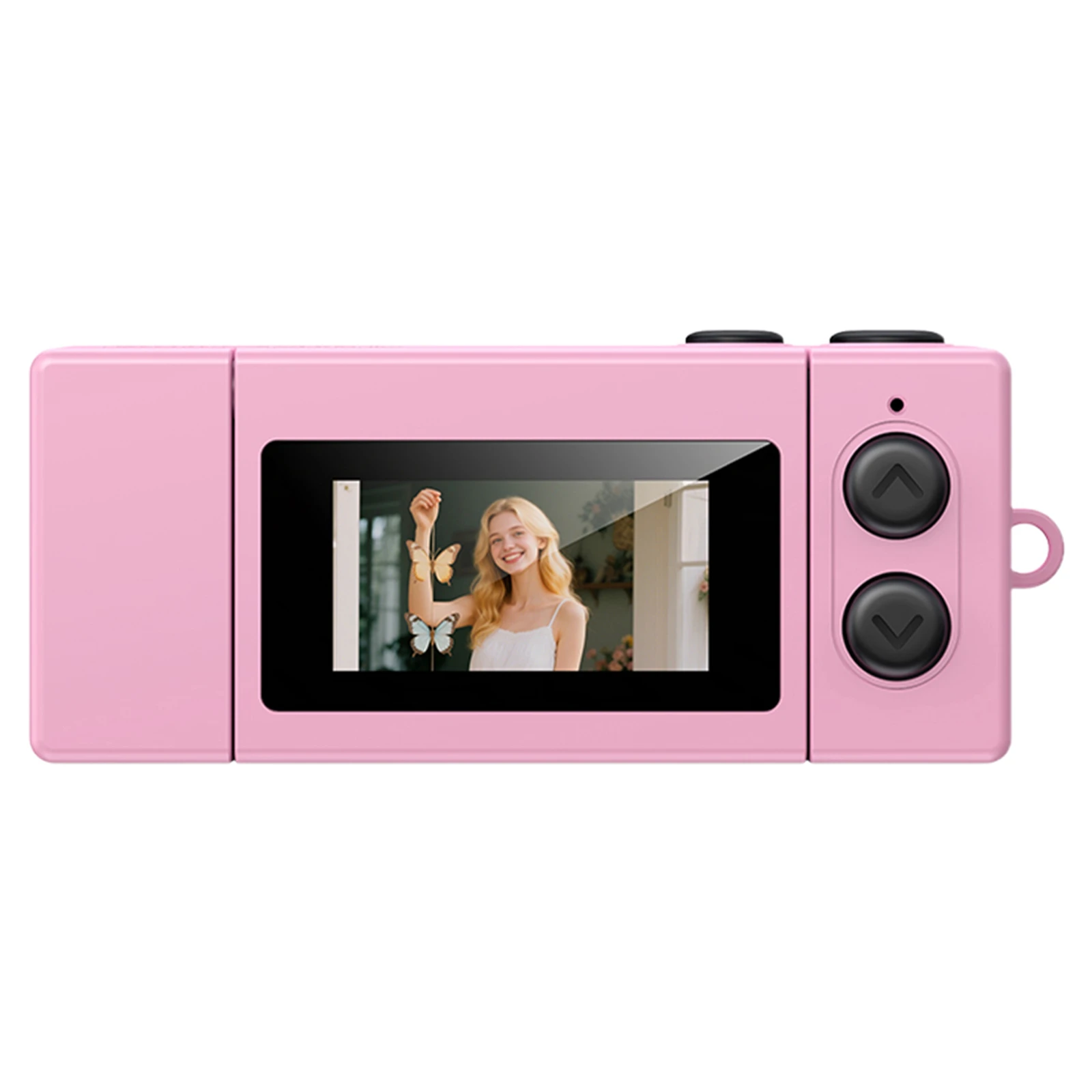 Lk030 0.96In Flip Retro Action Keychain Camera 1080P 20