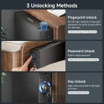 Vehicle Gun Safe for Handgun with Fingerprint Keypad Key 2 | PricZone Vehicle Gun Safe for Handgun with Fingerprint Keypad Key 2 | PricZone