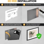 Hidden Wall Safe with Metal Build and Combination Lock 3 | PricZone